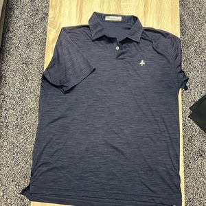 Peter Millar Navy Featherweight Golf Polo- LARGE